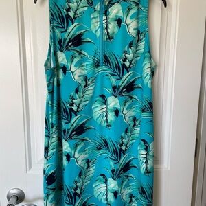 Tommy Bahama Golf Dress! Tropical Leaf Print Sleeveless Dress!